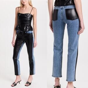 Jonathan Simkhai River High Rise Straight Jeans NWT Size 28